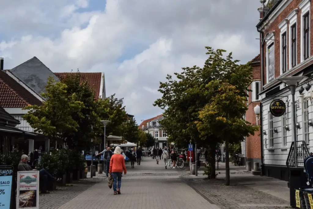 Nykøbing – ein kleines Städtchen in der Nähe unseres Hauses