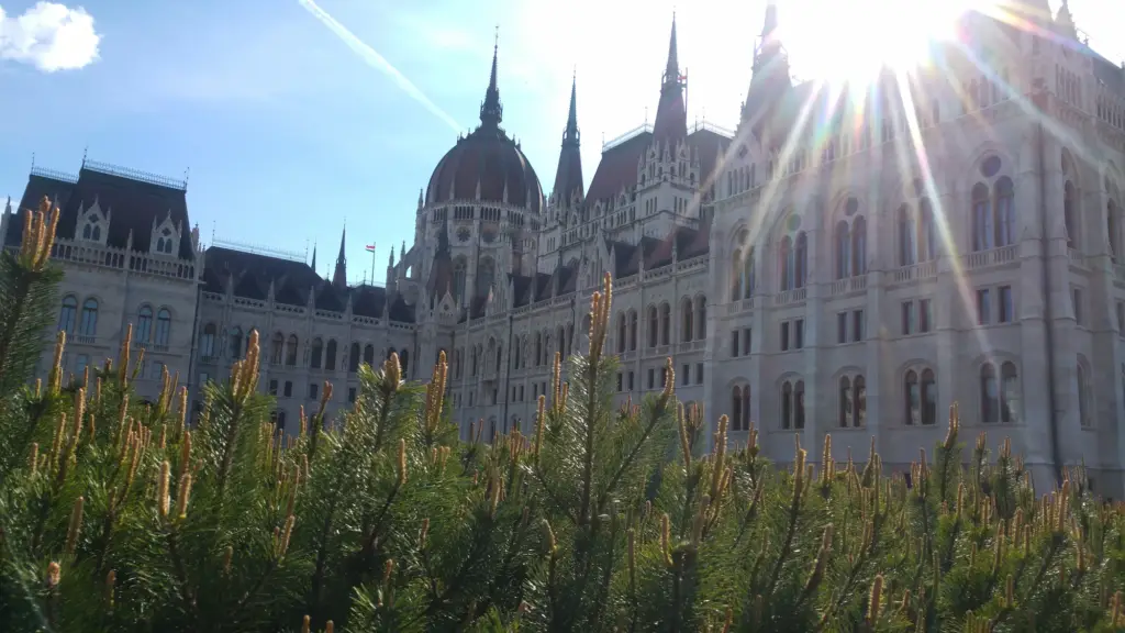 Rathaus in Budapest, Ungarn.